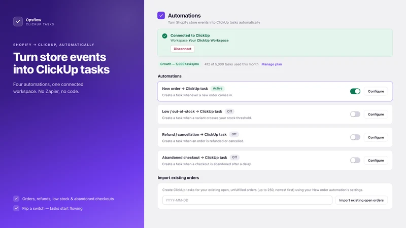 Opsflow — Task Automation