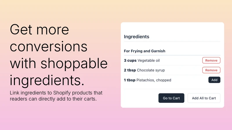 KL ‑ Recipe Studio