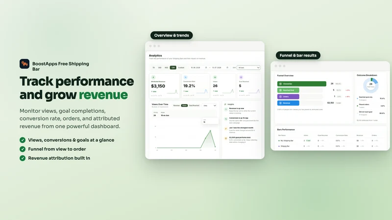 BoostApps Free Shipping Bar