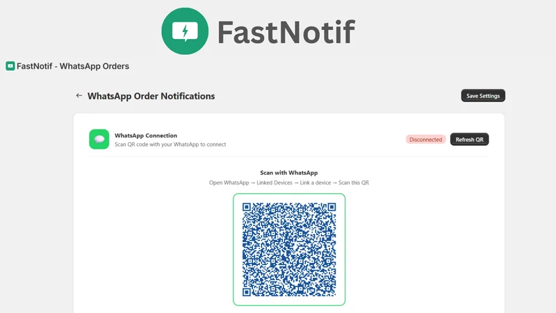 FastNotif ‑ WhatsApp Orders