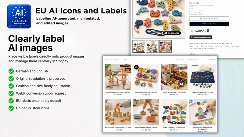 EU AI Icons & Labels