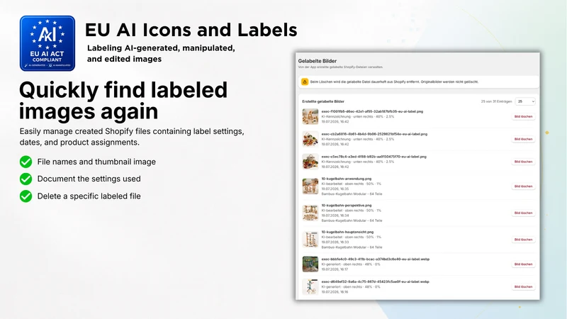 EU AI Icons & Labels