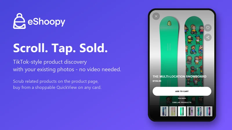 eShoopy Product Scroller