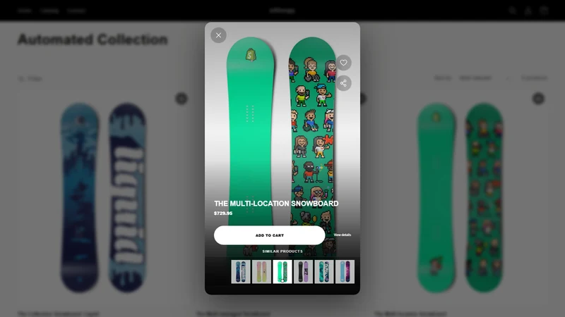 eShoopy Product Scroller