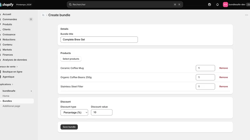 BundleSafe ‑ Bundle Inventory