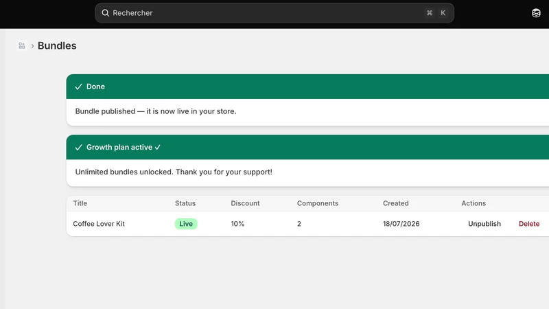 BundleSafe ‑ Bundle Inventory