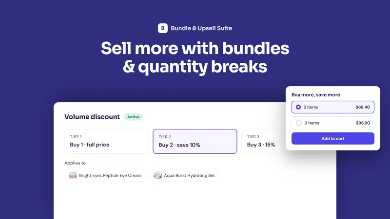 Bundle & Upsell Suite