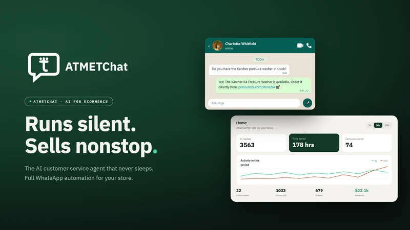 ATMET Chat ‑ Ai for WhatsApp