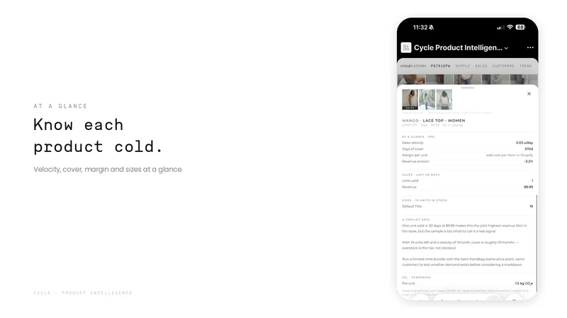 Cycle Product Intelligence