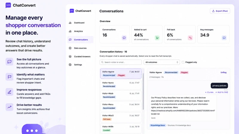 ChatConvert Live & AI Chatbot