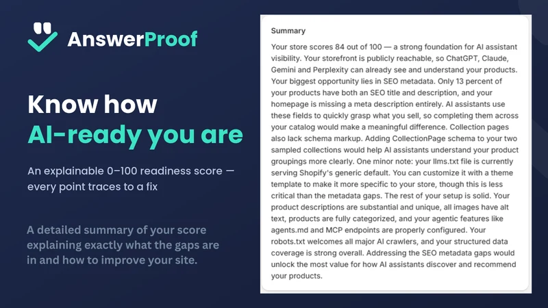 AnswerProof AI Visibility