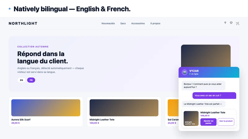 VYZAR — AI Sales Rep