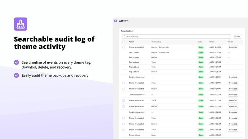 Tidely ‑ Theme Bulk Manager