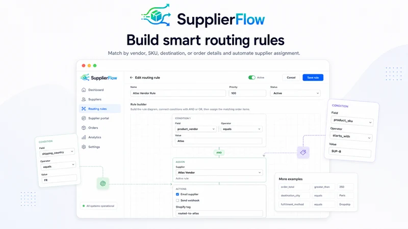 Supplier Flow