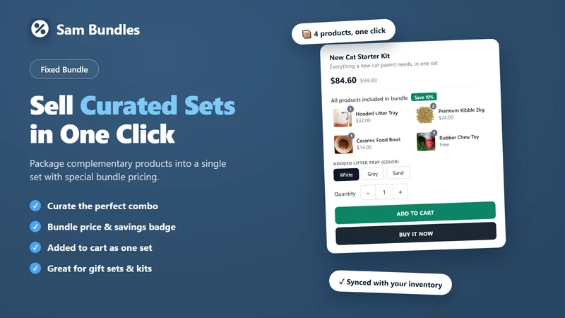 Sam Quantity Breaks & Bundles