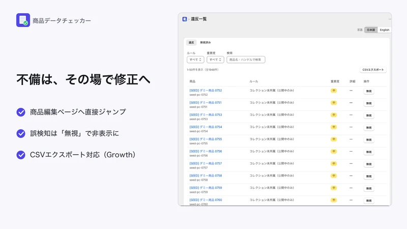 Product Data Checker