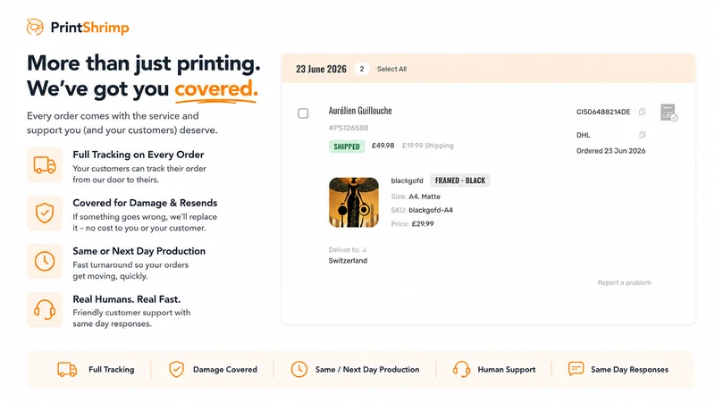 PrintShrimp: Print on Demand