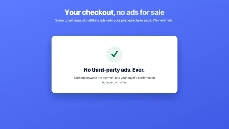 Post Purchase Upsell Abakira
