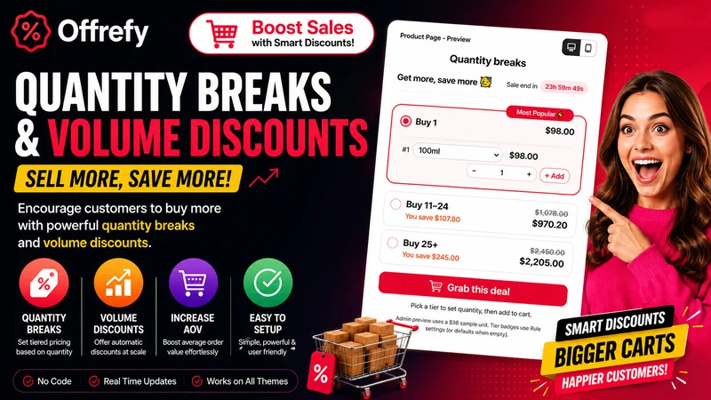 Offrefy: Ultra Quantity Breaks