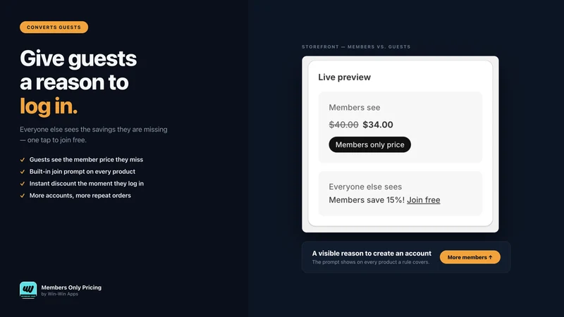 Members Win by Win‑Win