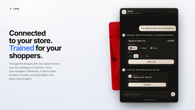 Linra ‑ AI Sales Chatbot