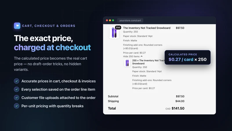 Interactive Price Calculator