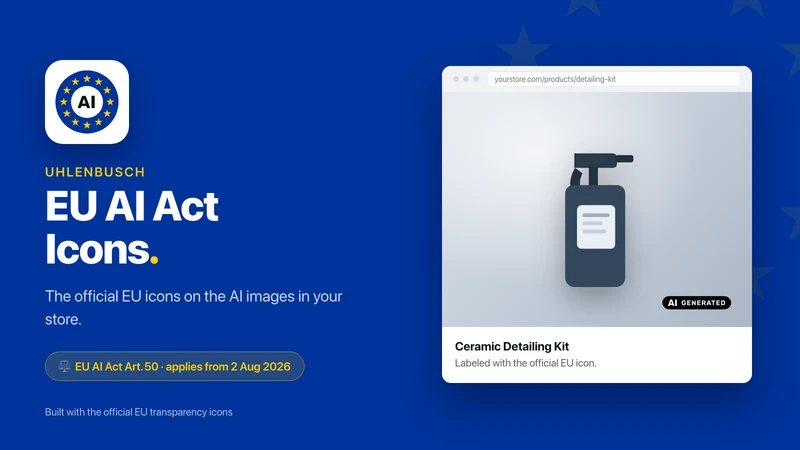 Uhlenbusch: EU AI Act Icons