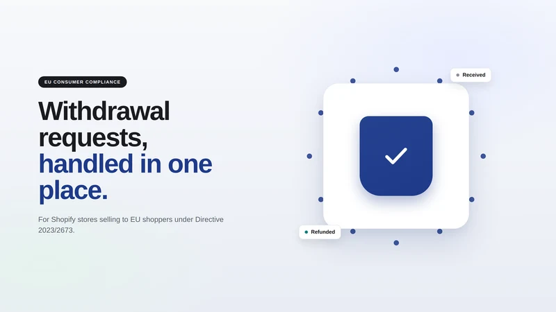 Tiny: EU Withdrawal Button