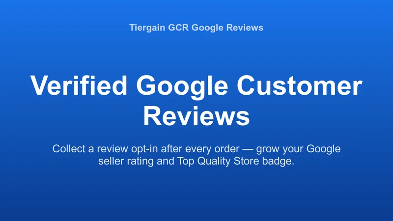 Tiergain GCR Google Reviews