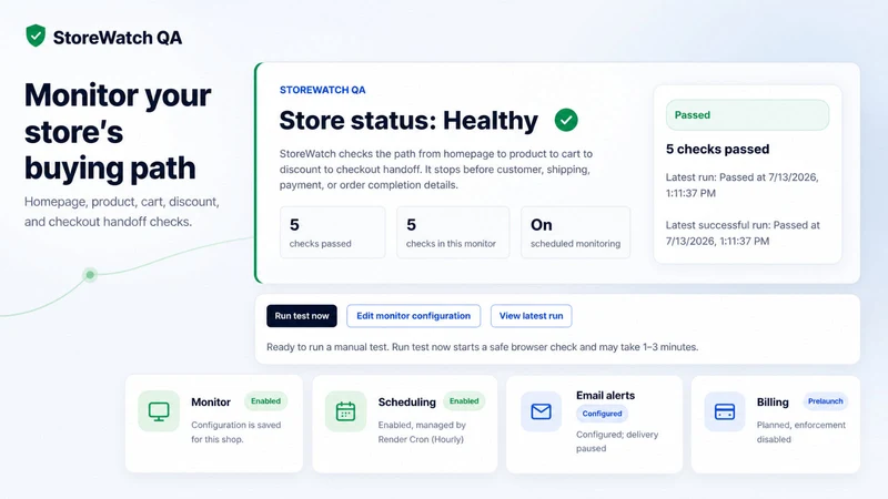 StoreWatch QA
