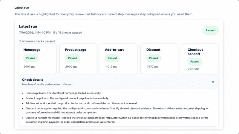 StoreWatch QA