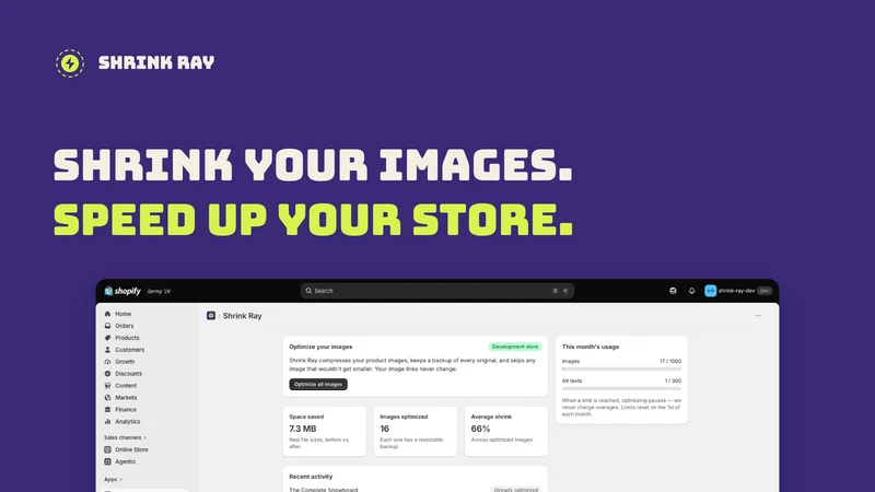 Shrink Ray: Image Optimizer
