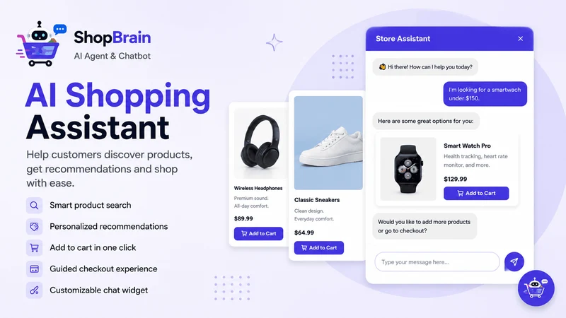 ShopBrain: AI Agent & Chatbot