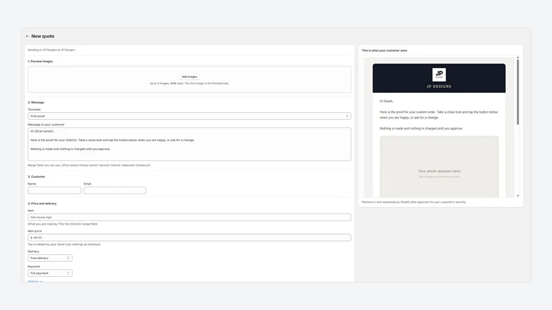 Proof & Pay: Proofs & Deposits