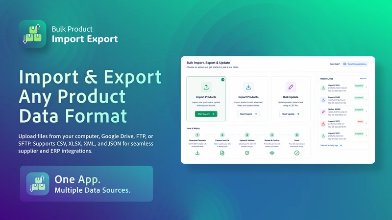 Product Sync & Import Export