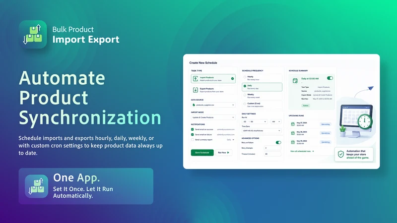 Product Sync & Import Export