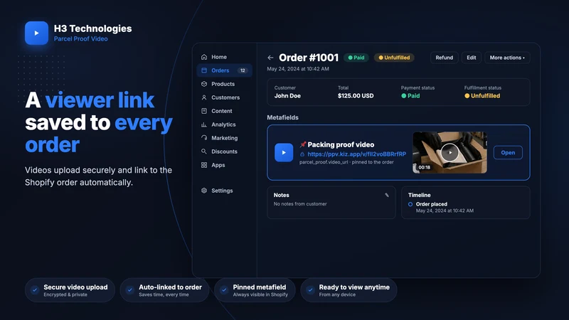 Parcel Proof Video