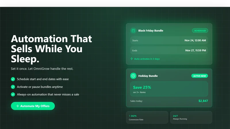 Omnigrow AI Bundles & Upsell