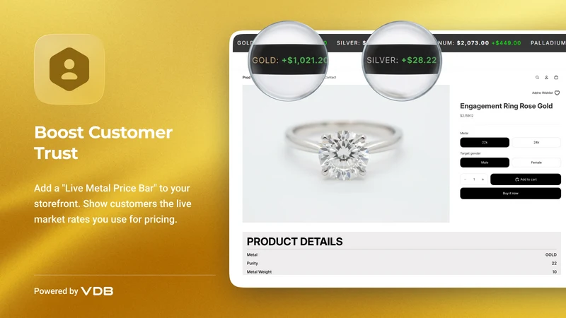 VDB Jewelry Pricing App