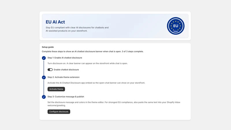 Lifetime: EU AI Act Icons