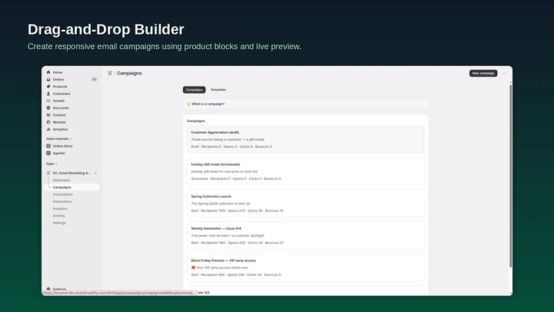 EC: Email Marketing Automation