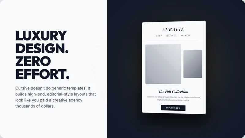 Cursive AI Email Marketing