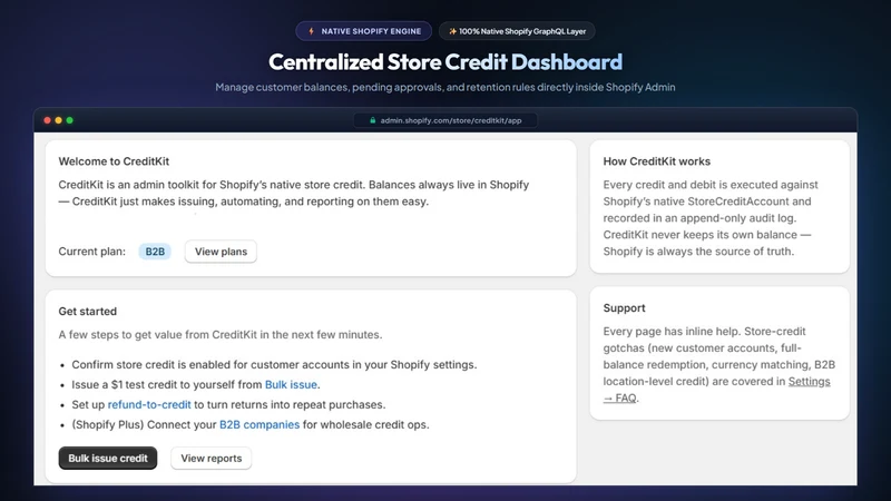 CreditKit: Store Credit & B2B