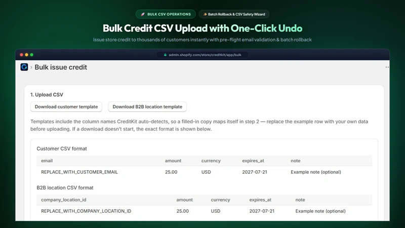 CreditKit: Store Credit & B2B
