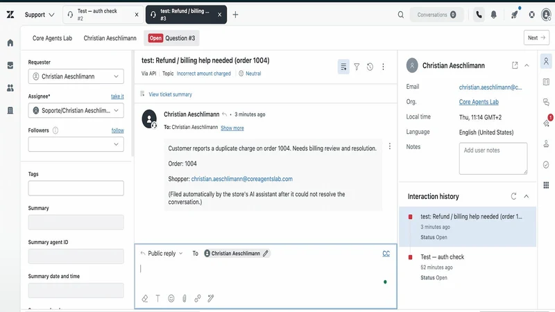 CoreAgents: AI Store Copilot