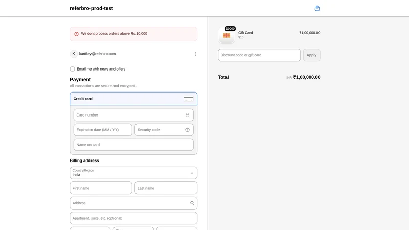 Order Gate: Checkout Rules