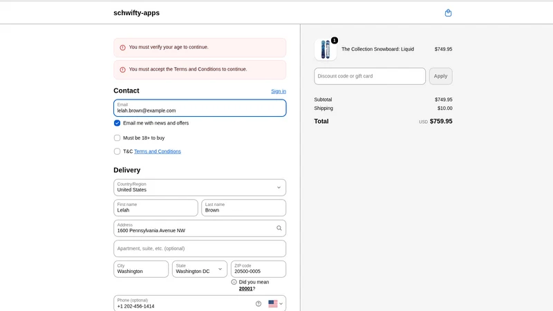 Order Gate: Checkout Rules