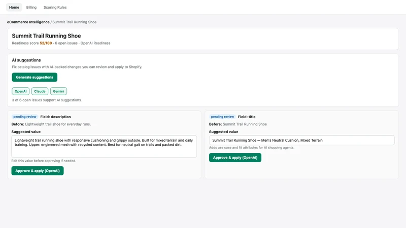 BoostGeo Catalog AI