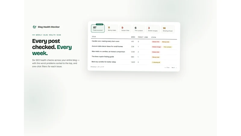Pulse SEO – AI Audit & Fix