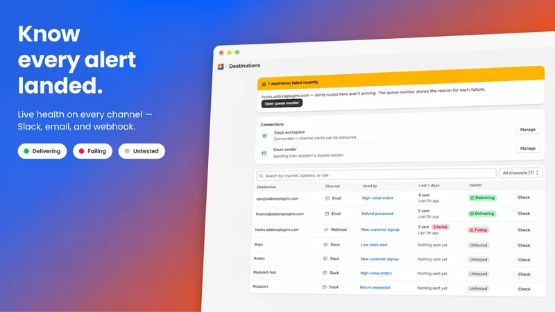 Autolert: Smart Store Alerts